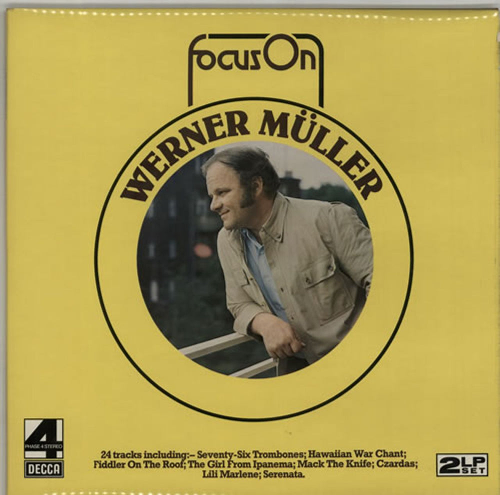 Werner Müller Focus On UK 2-LP vinyl record set (Double LP Album) FOS17/18