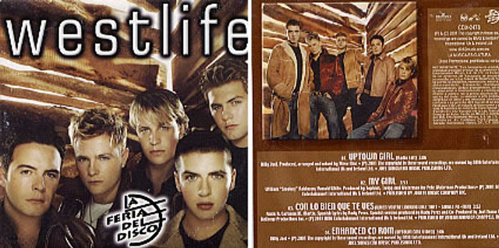 Westlife La Feria Del Disco Mexican Promo CD single (CD5 / 5") CDX-2478