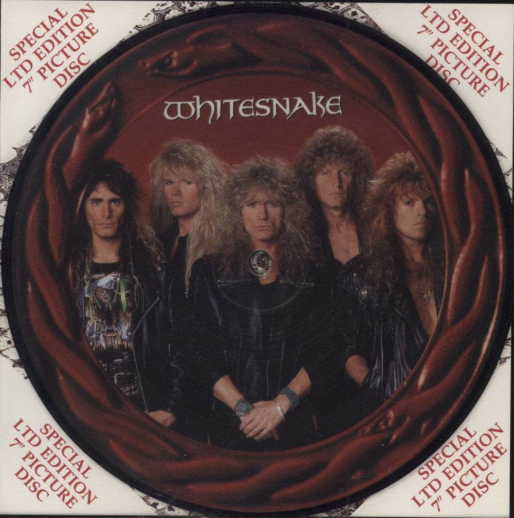 Whitesnake The Deeper The Love UK 7" vinyl picture disc (7 inch picture disc single) EMPD128