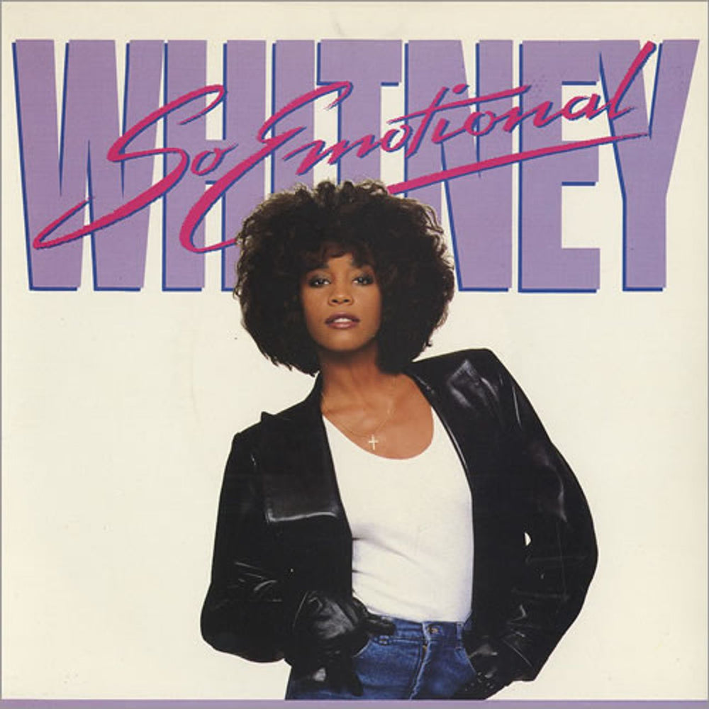 Whitney Houston So Emotional UK 7" vinyl single (7 inch record / 45) RIS43