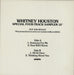 Whitney Houston Special 4-track Sampler 12'' - Someone For Me UK Promo 12" vinyl single (12 inch record / Maxi-single) ARIST12612