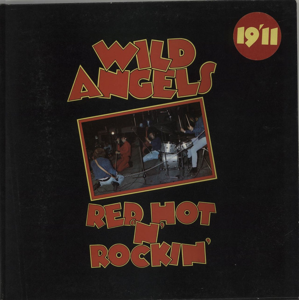 Wild Angels Red Hot 'N' Rockin' UK vinyl LP album (LP record) BCM102