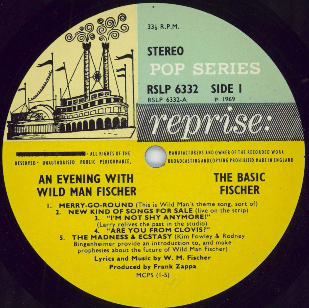 Wild Man Fischer An Evening With Wild Man Fischer - 1st UK 2-LP vinyl record set (Double LP Album) WMF2LAN689850