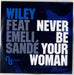 Wiley Never Be Your Woman UK Promo CD-R acetate CD-R