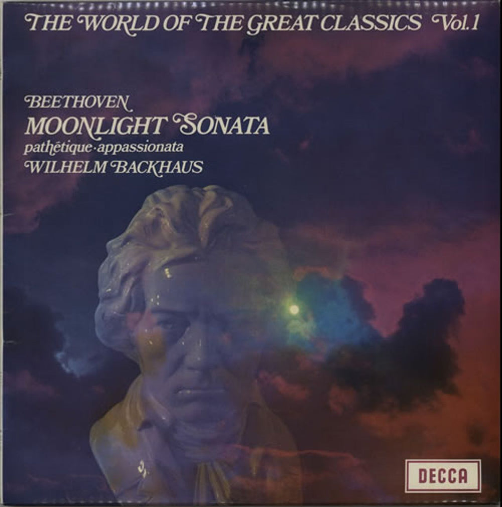 Wilhelm Backhaus Beethoven Sonatas: Moonlight / Pathetique / Appassionata UK vinyl LP album (LP record) SPA69