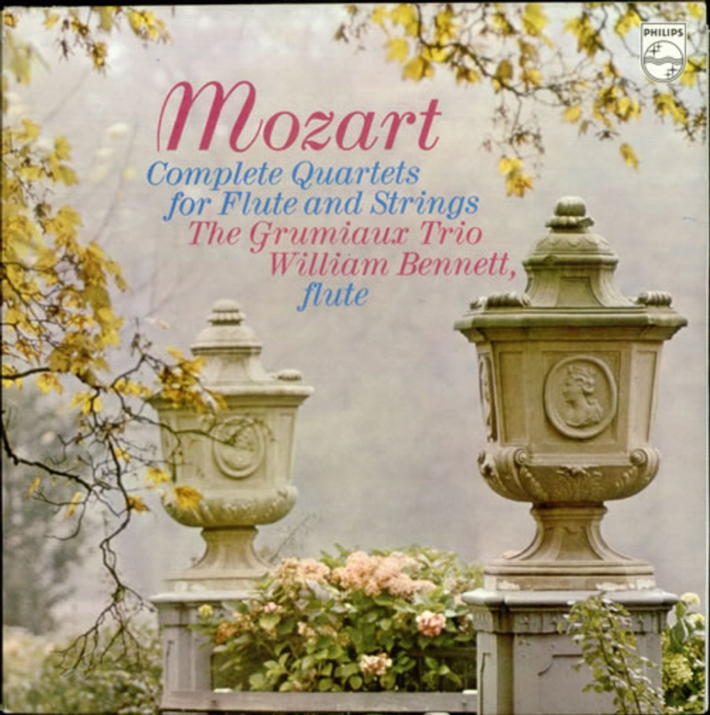 William Bennett Mozart: Complete Quartets for Flute and Strings Dutch vinyl LP album (LP record) 6500034