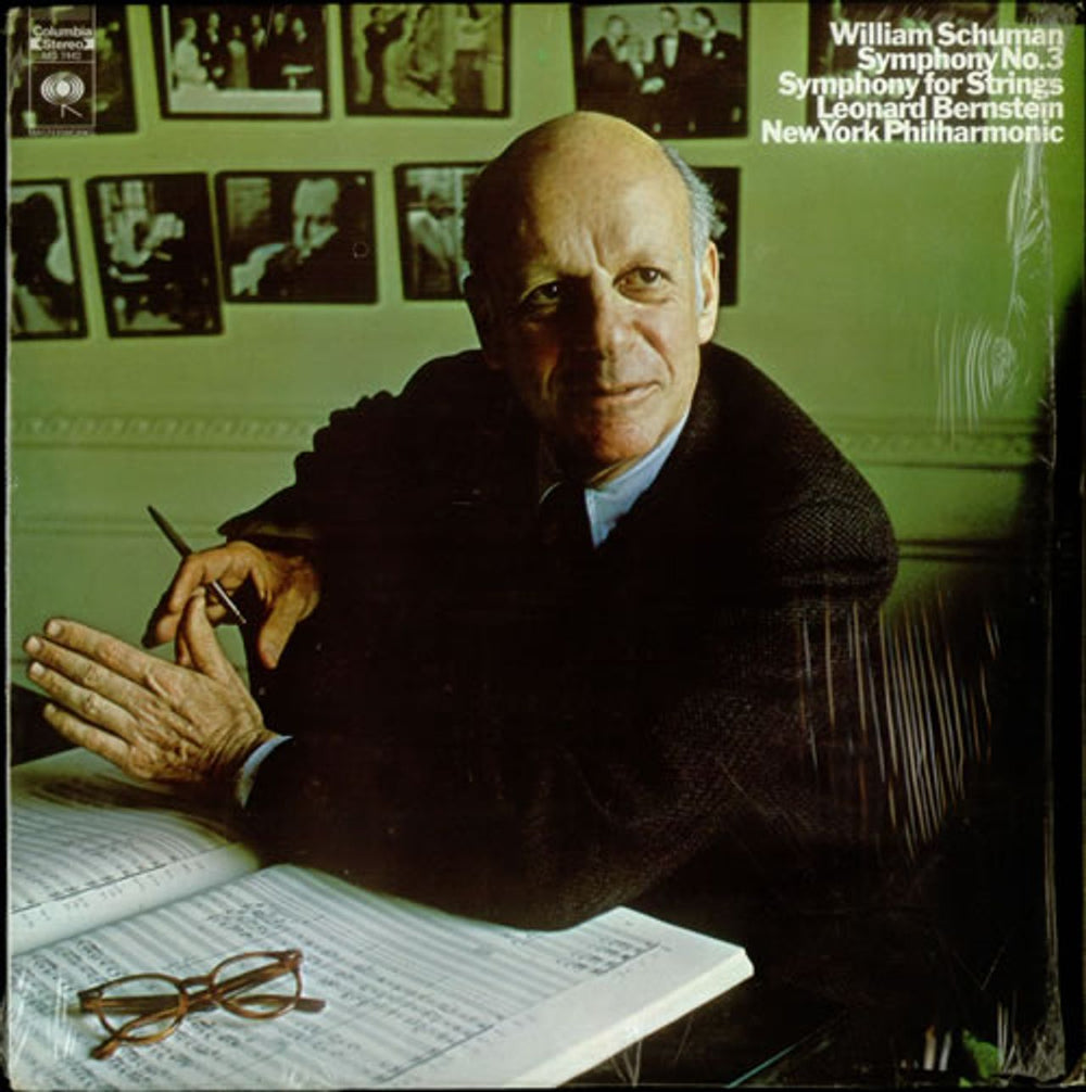 William Schuman Symphony for Strings in Three Movements & Symphony No. 3 US vinyl LP album (LP record) MS7442
