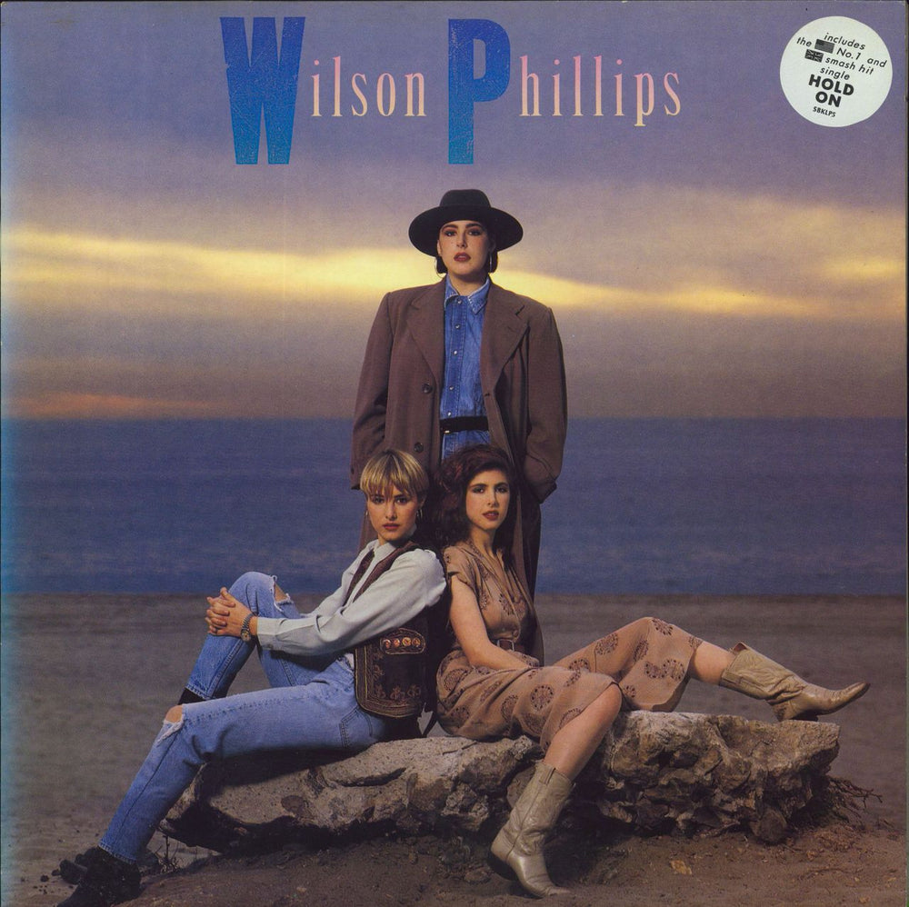 Wilson Phillips Wilson Phillips - Stickered Sleeve UK vinyl LP album (LP record) SBKLP5