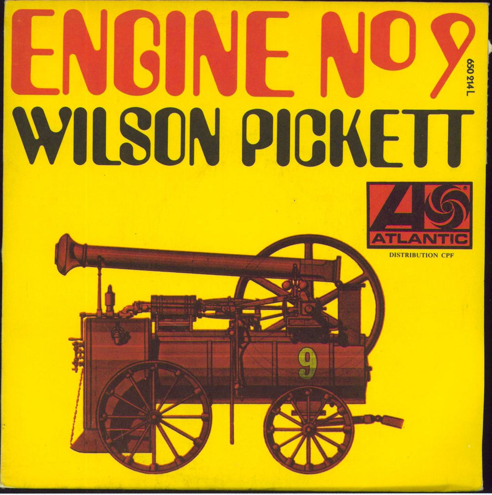 Wilson Pickett Engine No 9 + Sleeve French 7" vinyl single (7 inch record / 45) 650214L