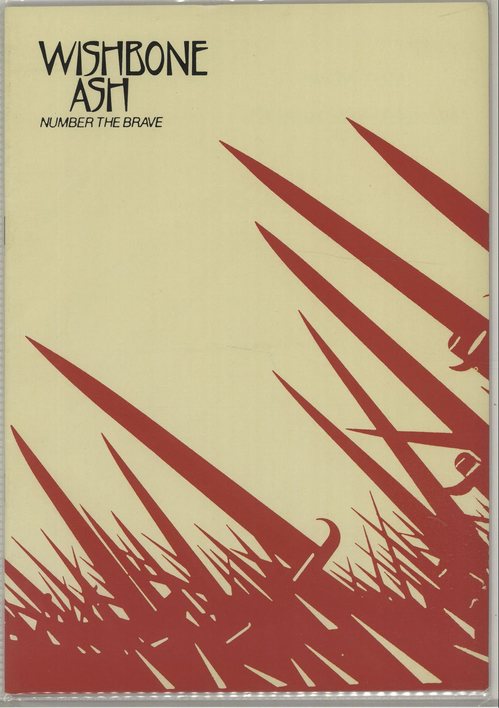 Wishbone Ash Number The Brave UK tour programme TOUR PROGRAMME