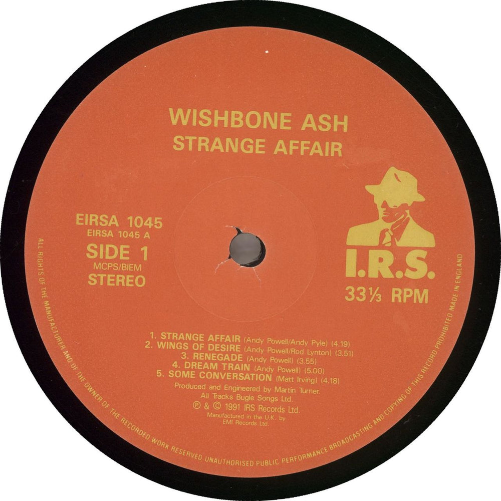 Wishbone Ash Strange Affair UK vinyl LP album (LP record) 5015557010612