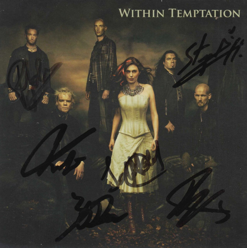 Within Temptation The Heart Of Everything - Autographed UK CD album (CDLP) RR80032