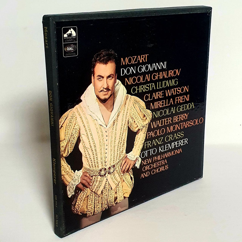 Wolfgang Amadeus Mozart Don Giovanni - colour stamp UK Vinyl Box Set SAN172-5