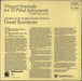 Wolfgang Amadeus Mozart Mozart: Serenade In B Flat Major For 13 Wind Instruments, K.361 (Original Version) UK vinyl LP album (LP record)