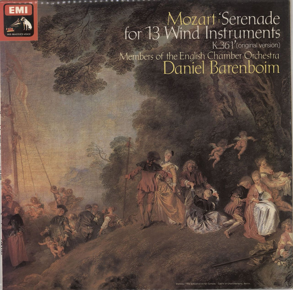 Wolfgang Amadeus Mozart Mozart: Serenade In B Flat Major For 13 Wind Instruments, K.361 (Original Version) UK vinyl LP album (LP record) ASD3426