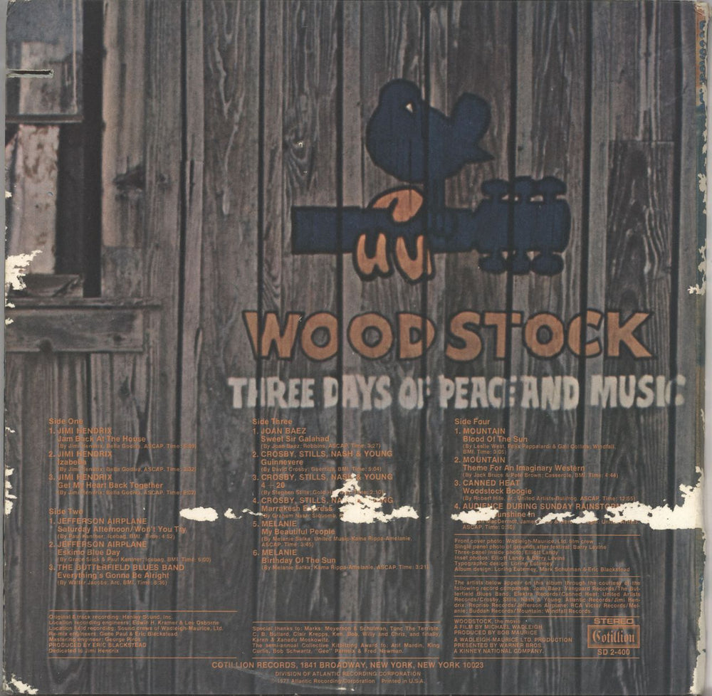 Woodstock Woodstock Two US 2-LP vinyl record set (Double LP Album)