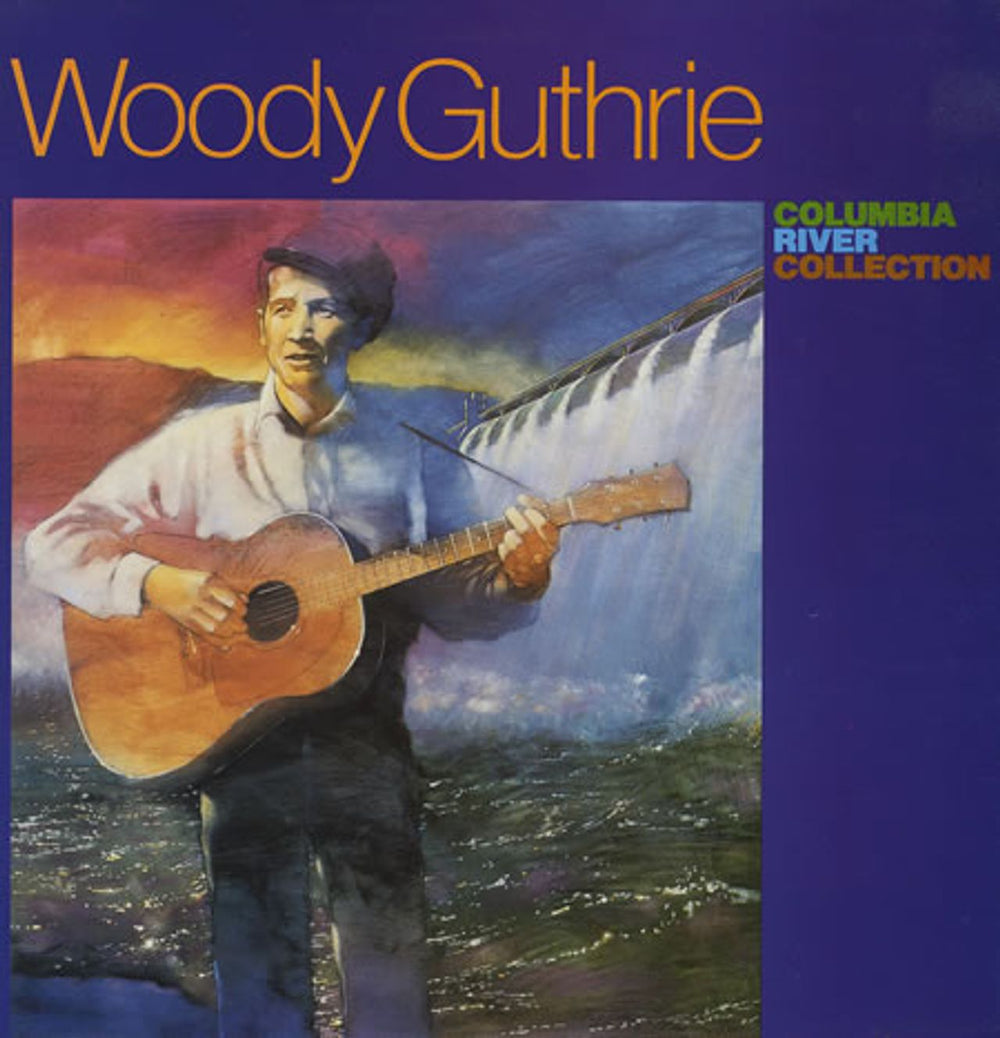 Woody Guthrie Columbia River Collection UK vinyl LP album (LP record) 12T448