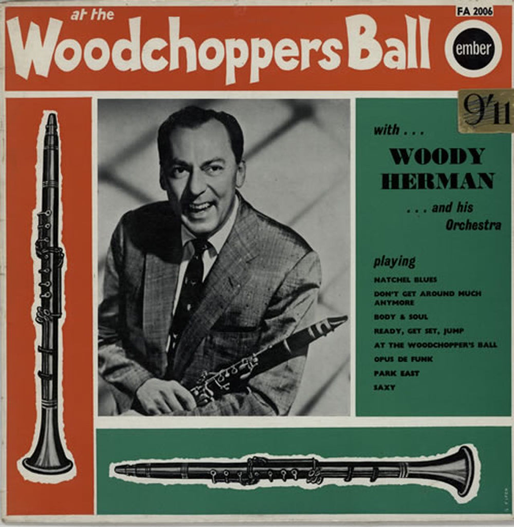 Woody Herman At The Woodchoppers Ball UK vinyl LP album (LP record) FA2006