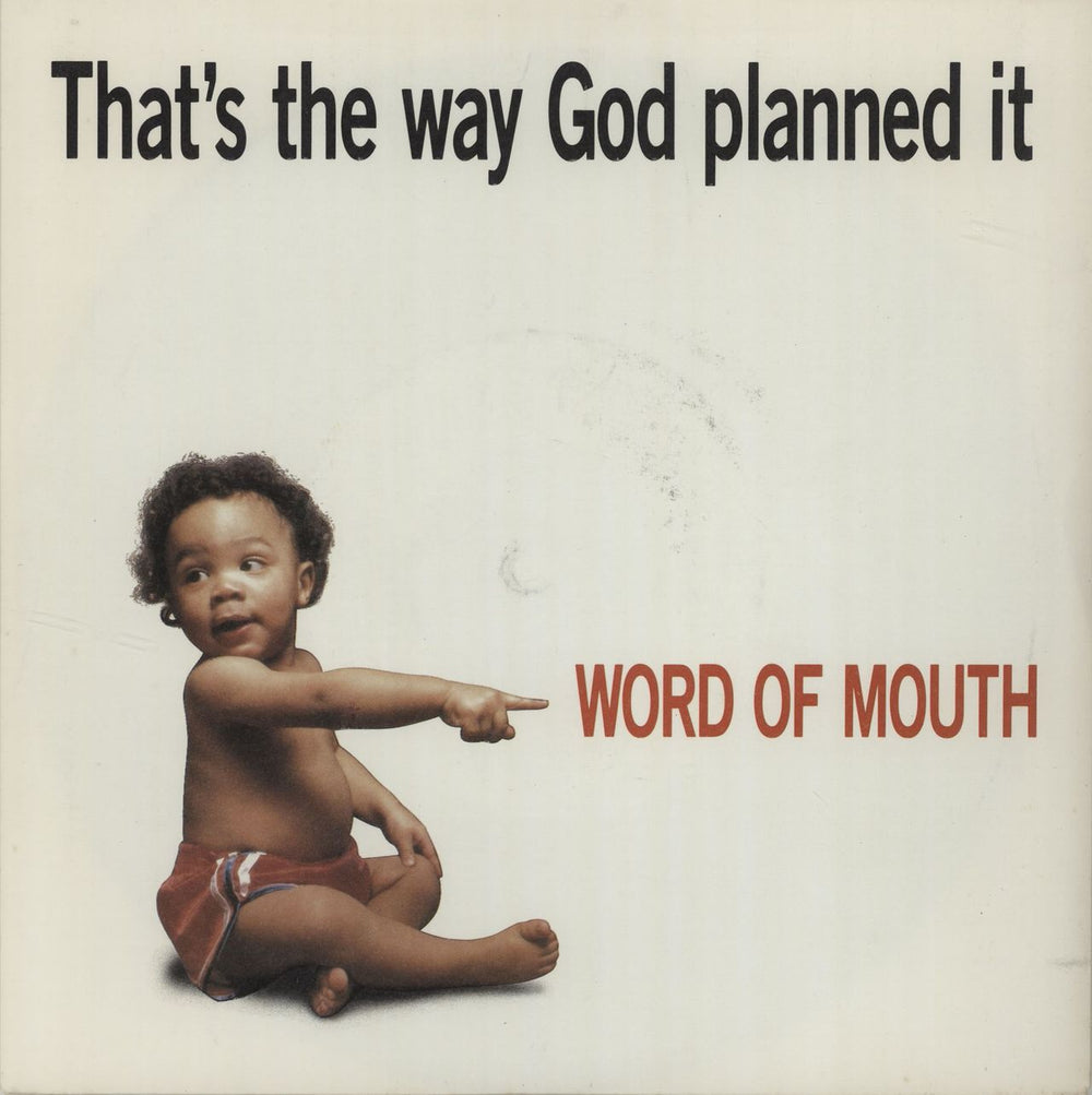 Word Of Mouth Thats The Way God Planned It UK 7" vinyl single (7 inch record / 45) DB9144