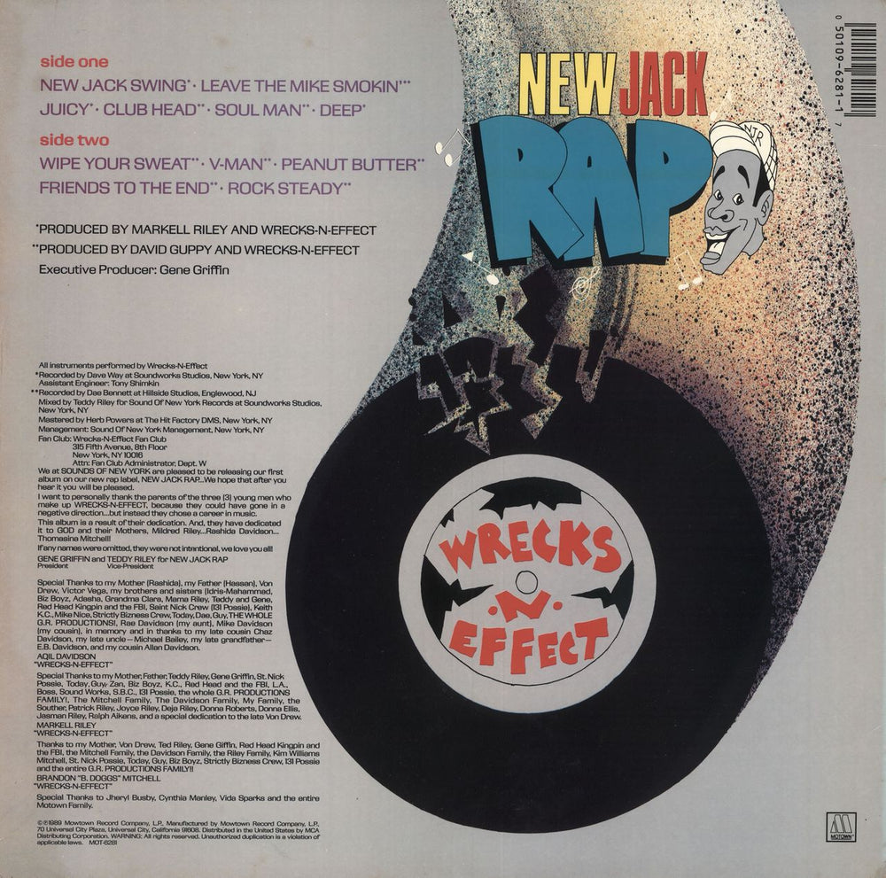 Wrecks 'N' Effect Wrecks-N-Effect US vinyl LP album (LP record)