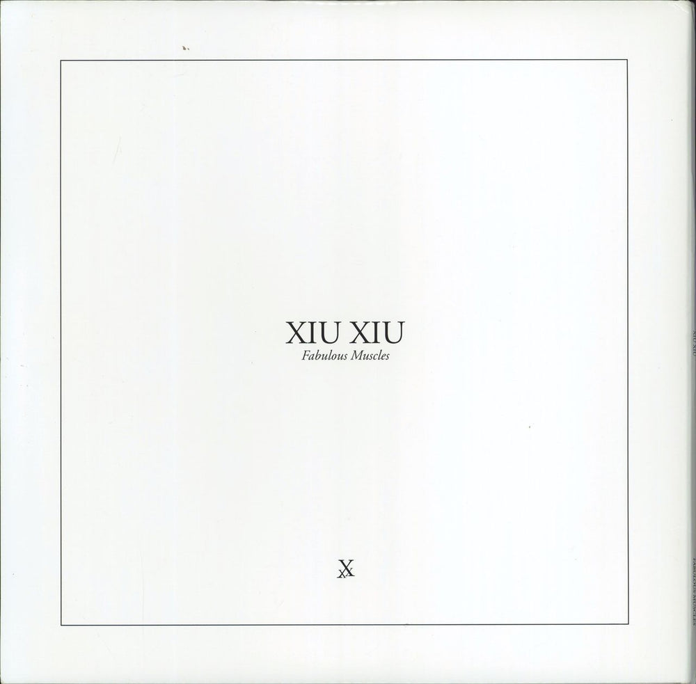 Xiu Xiu Fabulous Muscles US vinyl LP album (LP record)