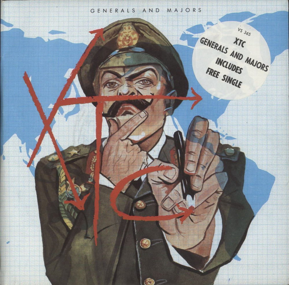 XTC Generals And Majors - Double Pack - Stickered UK 7" vinyl single (7 inch record / 45) VS365