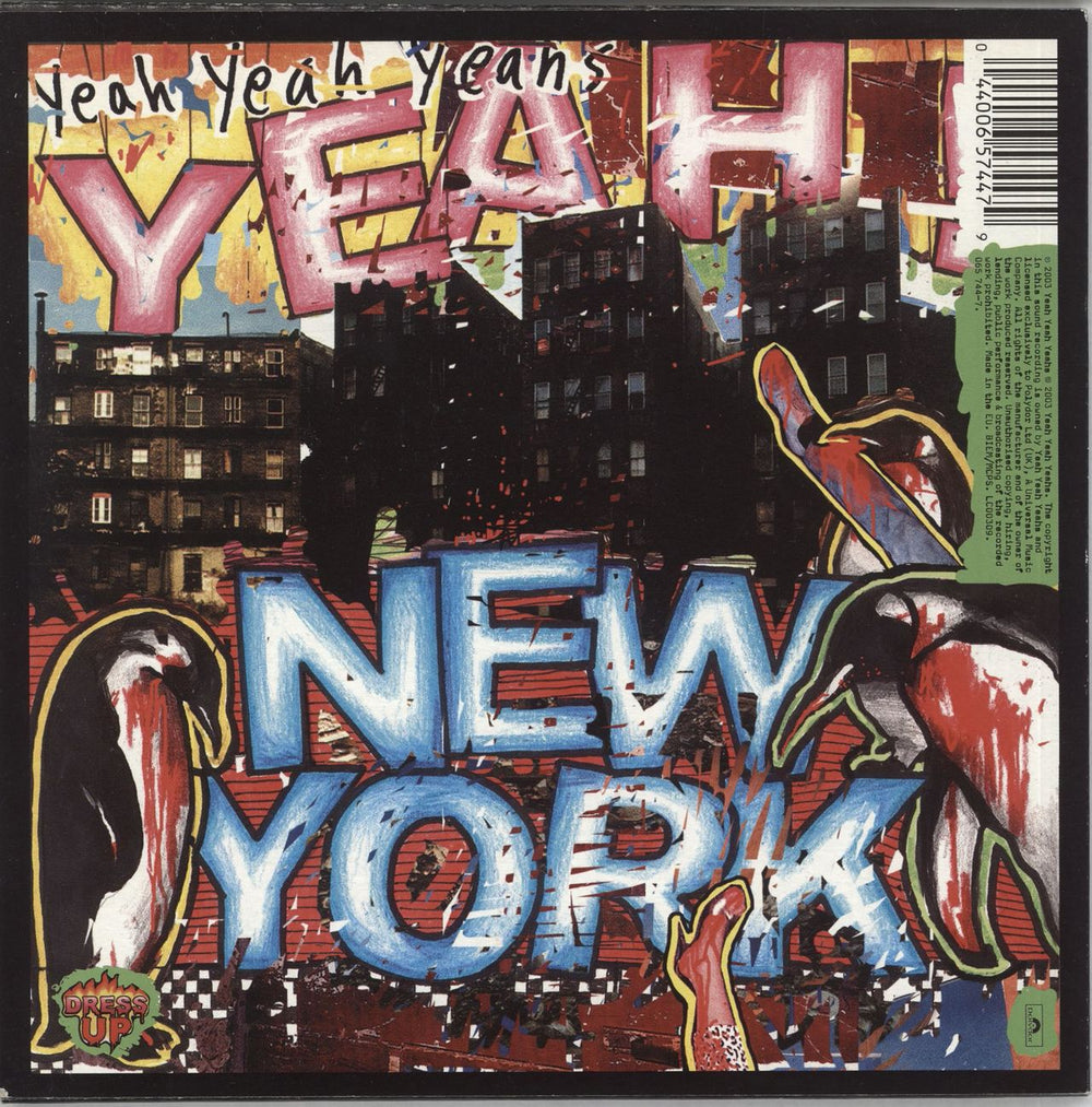 Yeah Yeah Yeahs Date With The Night UK 7" vinyl single (7 inch record / 45) YYY07DA241634