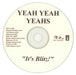 Yeah Yeah Yeahs It's Blitz US Promo CD-R acetate CDR ACETATE
