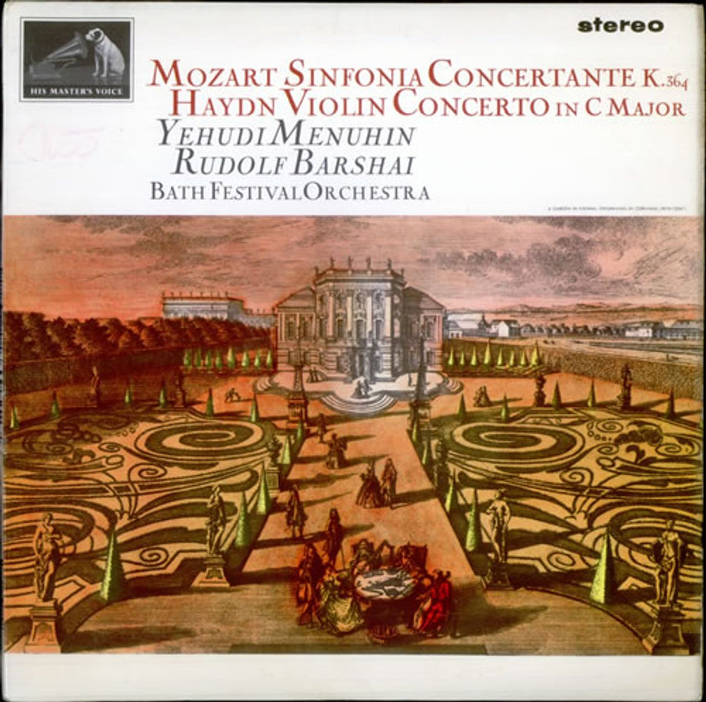 Yehudi Menuhin Mozart: Sinfonia Concertante, K.364 / Haydn: Violin Concerto in C Major UK vinyl LP album (LP record) ASD567