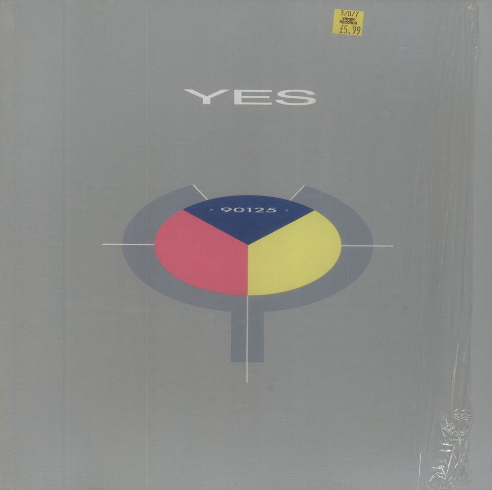 Yes 90125 (Nine...) - Shrink German vinyl LP album (LP record) 790125-1