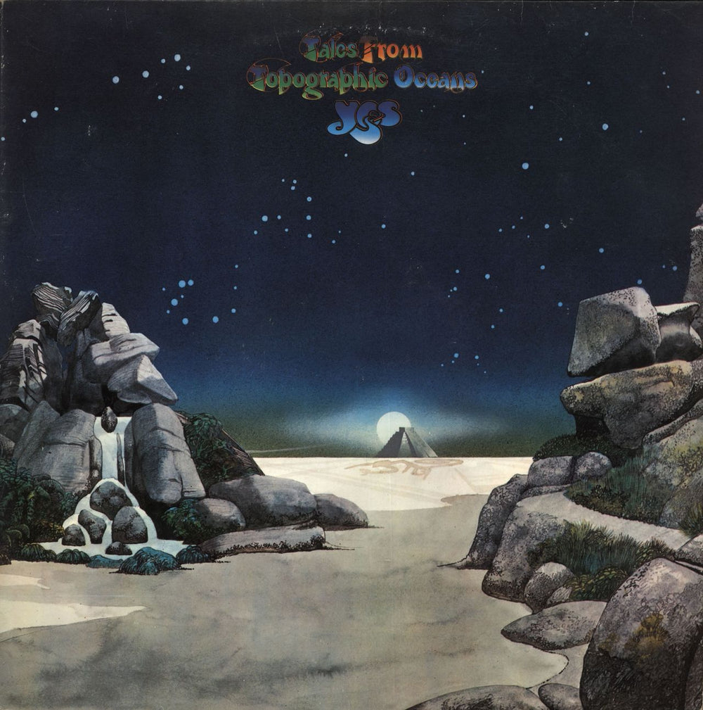 Yes Tales From Topographic Oceans - 1st - EX UK 2-LP vinyl record set (Double LP Album) K80001