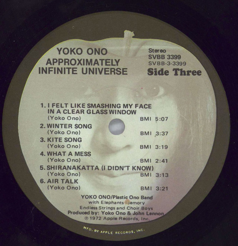 Yoko Ono Approximately Infinite Universe - VG Sleeve US 2-LP vinyl record set (Double LP Album) ONO2LAP822569