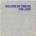 Yoko Ono Walking On Thin Ice + Lyric Sheet Italian 7" vinyl single (7 inch record / 45) U79202