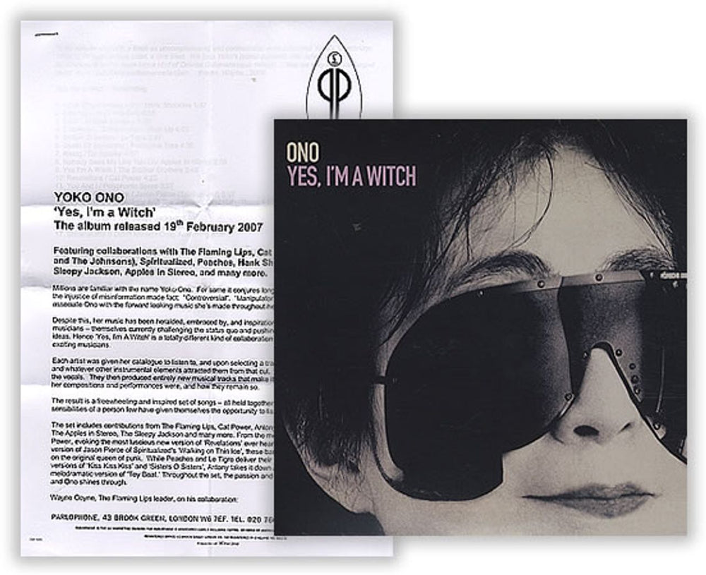 Yoko Ono Yes, I'm A Witch UK Promo CD album (CDLP) 3872023