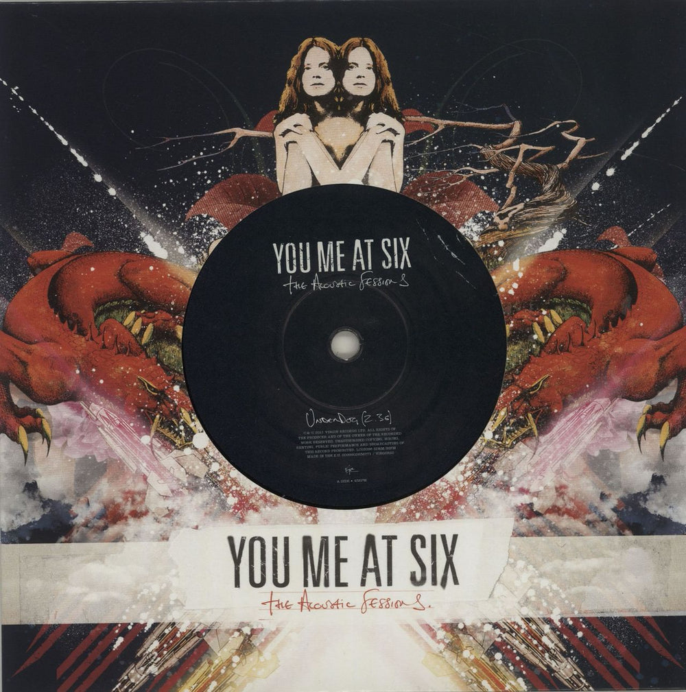 You Me At Six The Acoustic Sessions - RSD11 UK 7" vinyl single (7 inch record / 45) VIRGRS2