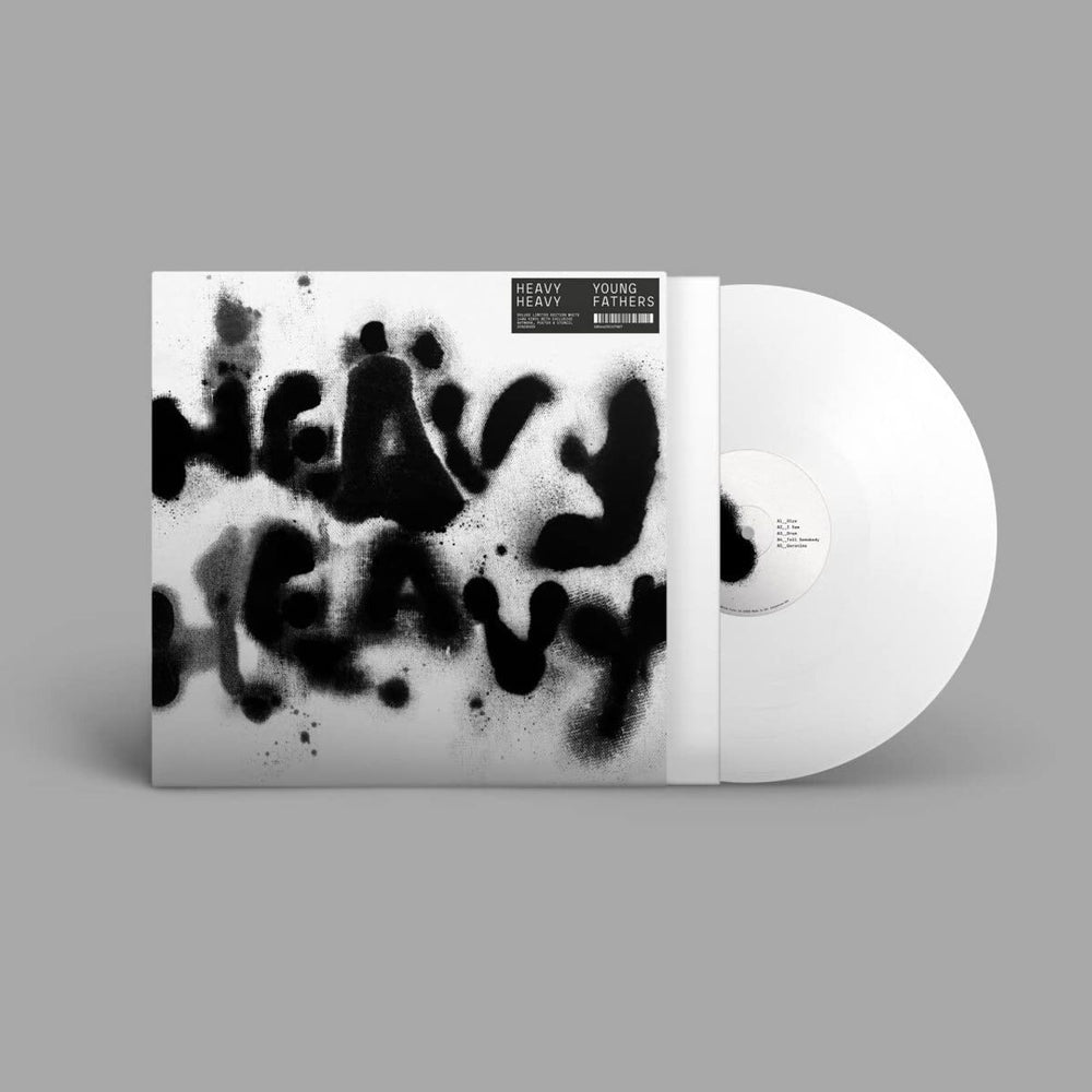 Young Fathers Heavy Heavy - 140 Gram White Vinyl - Sealed UK vinyl LP album (LP record) ZEN285X