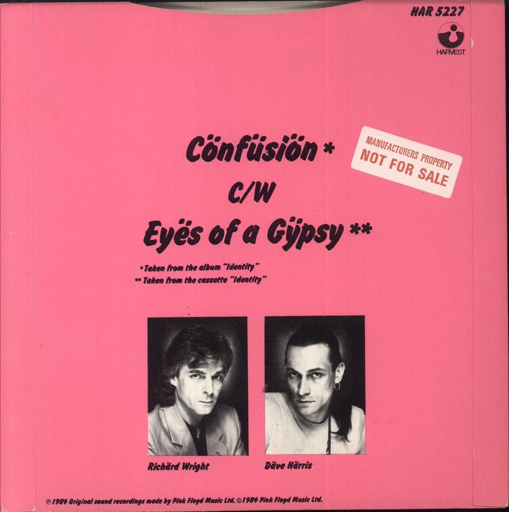 Zee Confusion UK 7" vinyl single (7 inch record / 45)