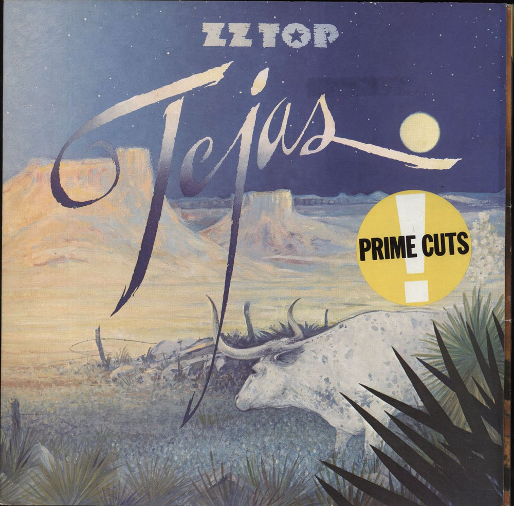 ZZ Top Tejas - Prime Cuts stickered p/s German vinyl LP album (LP record) WB56605